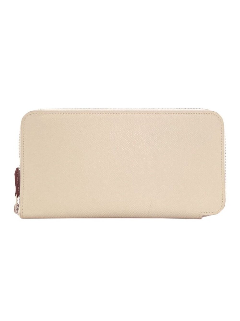 Hermes Azap Silk'in Long Silver Wallet Epsom